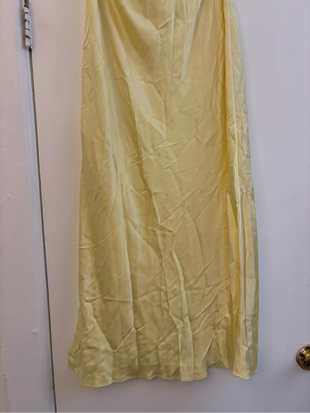Madewell Pale Yellow Maxi Slip Skirt - Picture 5 of 5